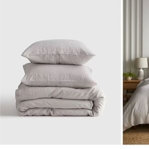 Quince European Linen Duvet Cover Set